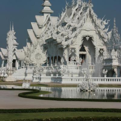 le temple blanc de Chiang Rai (Thailande)