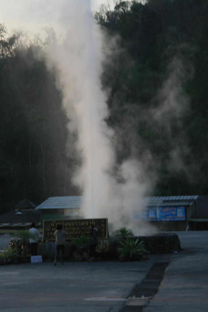 source d'eau chaude -route de Chiang rai-